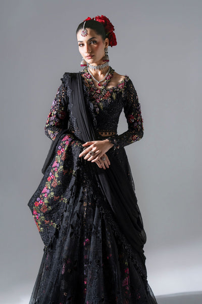 Maria B | Mbroidered Wedding Formals 26 | BD-3101-Obsidian Garden