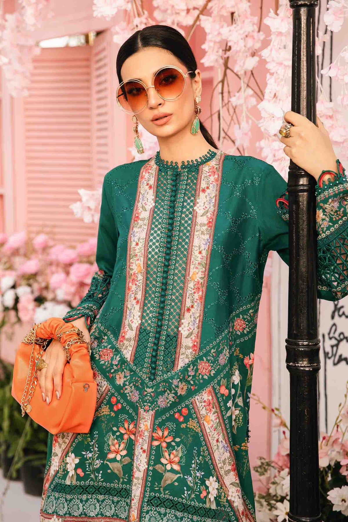 Maria B | M Prints Summer 25 | MPT-2610-A -  Maria B Ladies Clothes - Original Designer Dress - House of Maryam