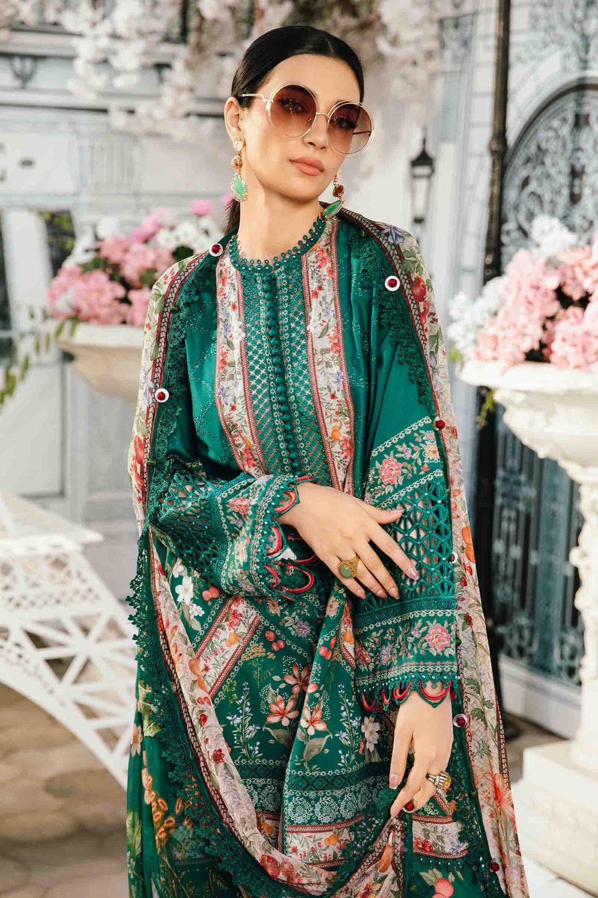 Maria B | M Prints Summer 25 | MPT-2610-A -  Maria B Ladies Clothes - Original Designer Dress - House of Maryam