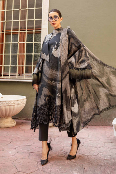 Maria B | M Prints Fall Edit 24 | MPT-2310-A -  Maria B Luxury - Original Designer Dress - House of Maryam
