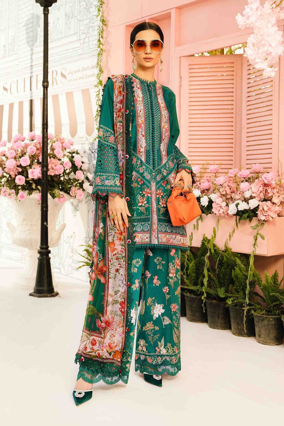 Maria B | M Prints Summer 25 | MPT-2610-A -  Maria B Ladies Clothes - Original Designer Dress - House of Maryam