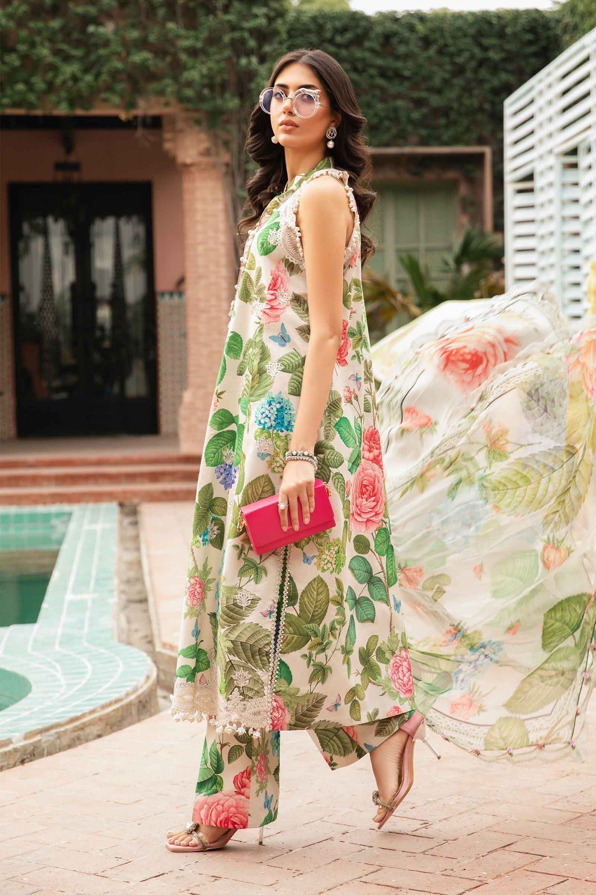 Maria.B | M Print Eid Edit | MPT-2210-A -  Maria B Luxury - Original Designer Dress - House of Maryam