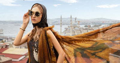 Maria B | M Prints Fall Edit 24 | MPT-2310-B -  Maria B Luxury - Original Designer Dress - House of Maryam