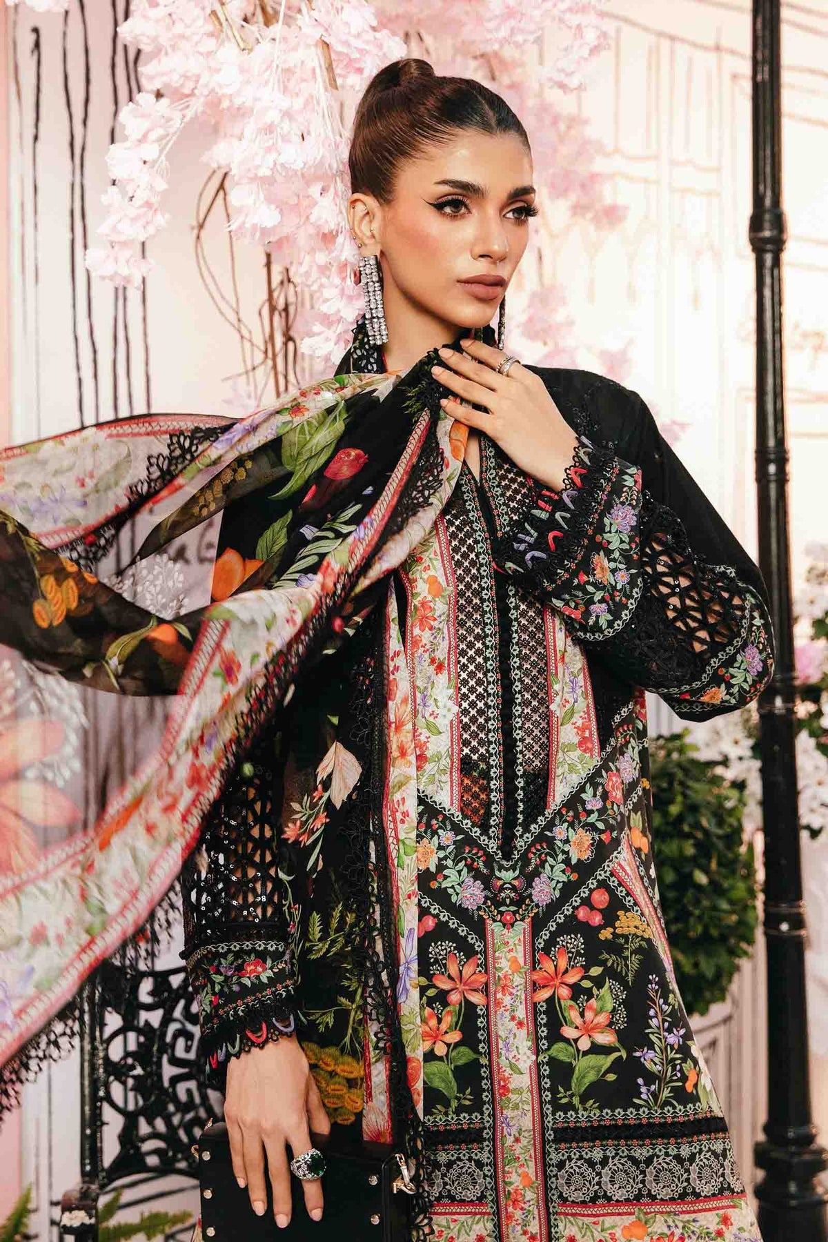 Maria B | M Prints Summer 25 | MPT-2610-B -  Maria B Ladies Clothes - Original Designer Dress - House of Maryam