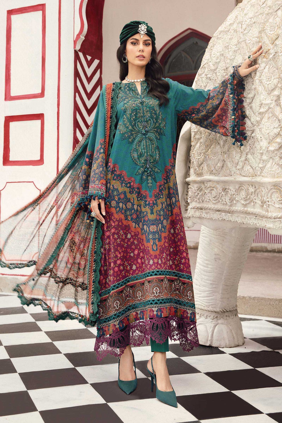 Maria B | M Prints Winter 25 | MPT-2710-B