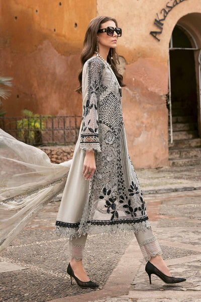 Maria B | Luxury Lawn 25 | D-2510-B -  Maria B Ladies Clothes - Original Designer Dress - House of Maryam
