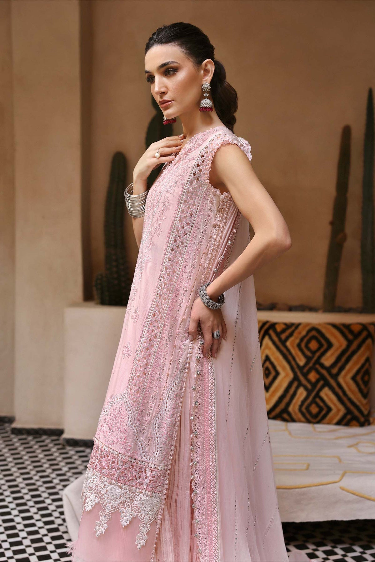 Maria B | Luxury Lawn 25 | D-2511-A -  Maria B Ladies Clothes - Original Designer Dress - House of Maryam
