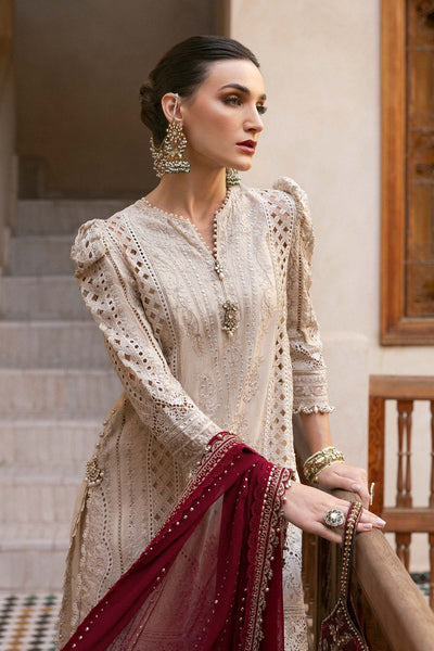 Maria B | Luxury Lawn 25 | D-2511-B -  Maria B Ladies Clothes - Original Designer Dress - House of Maryam