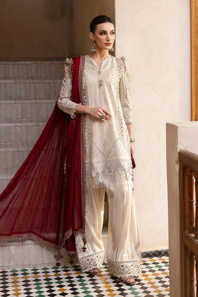 Maria B | Luxury Lawn 25 | D-2511-B -  Maria B Ladies Clothes - Original Designer Dress - House of Maryam