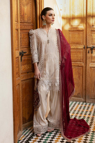 Maria B | Luxury Lawn 25 | D-2511-B -  Maria B Ladies Clothes - Original Designer Dress - House of Maryam