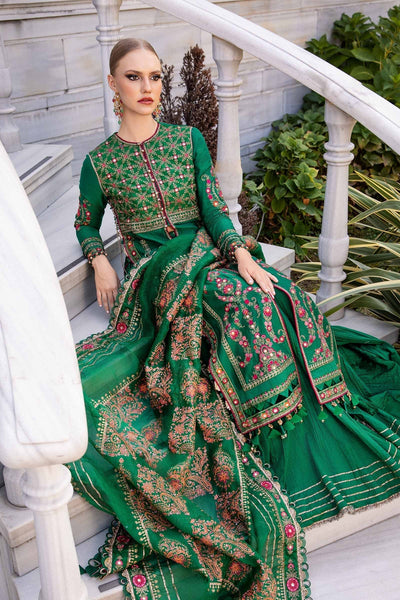 Maria B | Sateen Formals 24 | CST-811 -  Maria B Formal - Original Designer Dress - House of Maryam