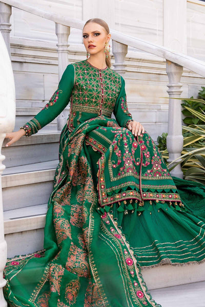 Maria B | Sateen Formals 24 | CST-811 -  Maria B Formal - Original Designer Dress - House of Maryam