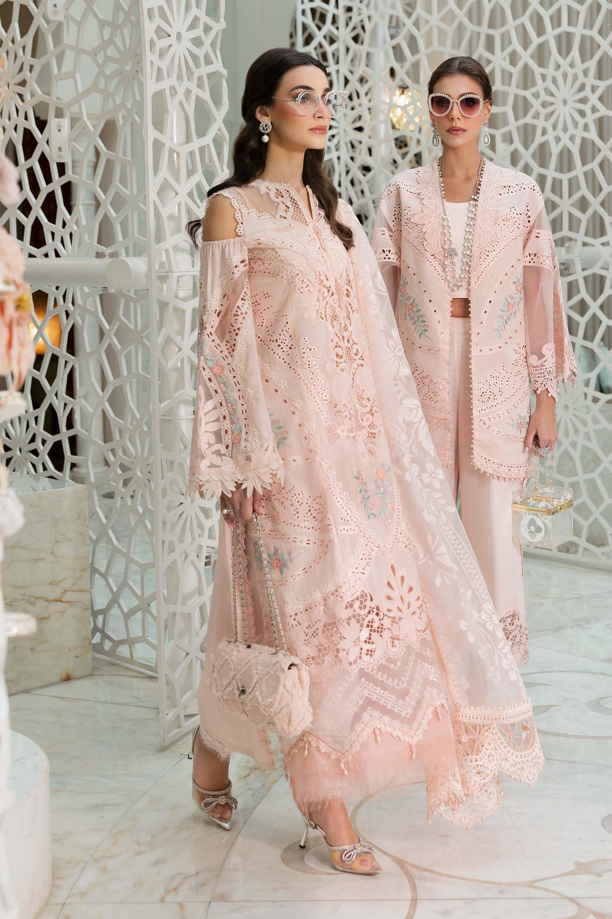 Maria B | Luxury Lawn 25 | D-2513-A -  Maria B Ladies Clothes - Original Designer Dress - House of Maryam