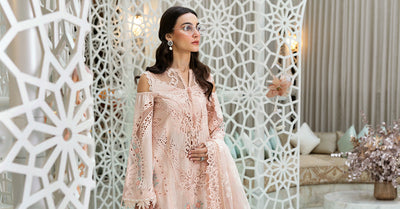 Maria B | Luxury Lawn 25 | D-2513-A -  Maria B Ladies Clothes - Original Designer Dress - House of Maryam