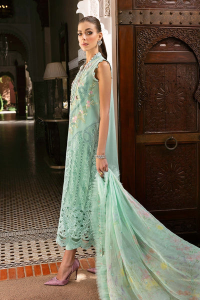 Maria B | Luxury Lawn 25 | D-2514-A -  Maria B Ladies Clothes - Original Designer Dress - House of Maryam