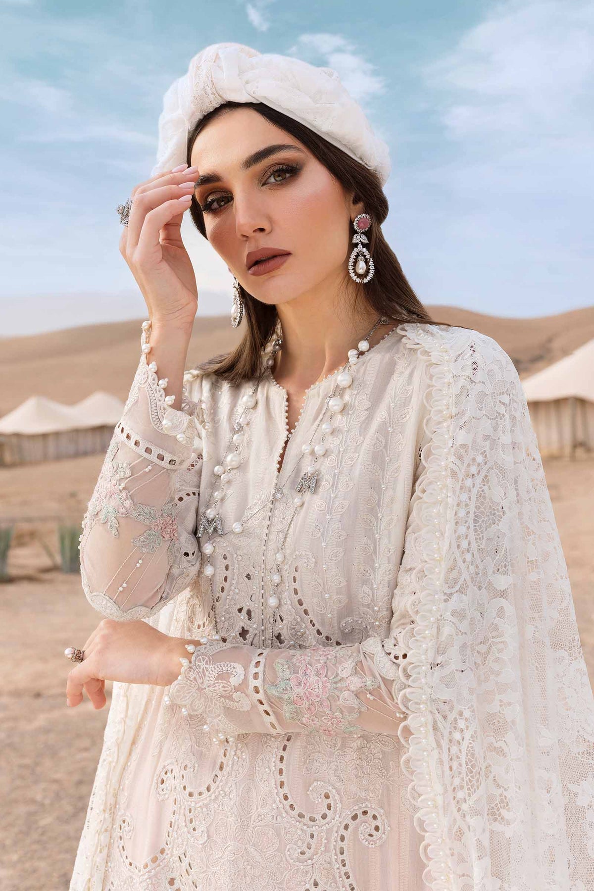 Maria B | Luxury Lawn 25 | D-2515-A -  Maria B Ladies Clothes - Original Designer Dress - House of Maryam