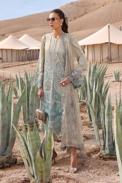 Maria B | Luxury Lawn 25 | D-2515-B -  Maria B Ladies Clothes - Original Designer Dress - House of Maryam