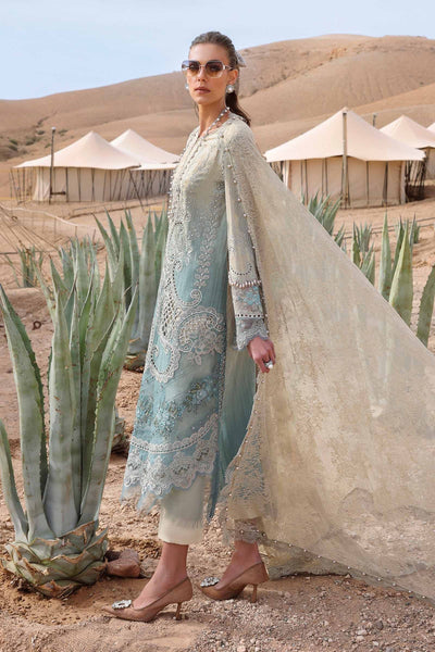 Maria B | Luxury Lawn 25 | D-2515-B -  Maria B Ladies Clothes - Original Designer Dress - House of Maryam