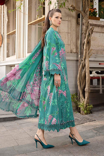 Maria B | M Prints Fall Edit 24 | MPT-2301-A -  Maria B Luxury - Original Designer Dress - House of Maryam