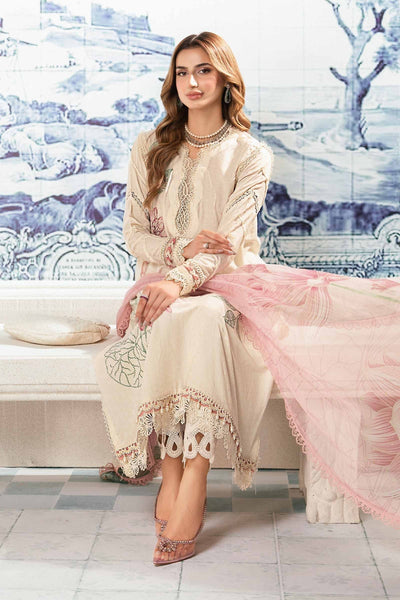 Maria.B | M Print Eid Edit | MPT-2201-A -  Maria B Luxury - Original Designer Dress - House of Maryam