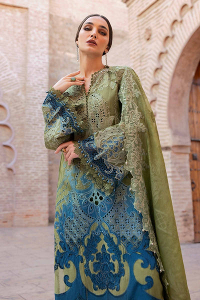 Maria B | Luxury Lawn 25 | D-2501-A -  Maria B Ladies Clothes - Original Designer Dress - House of Maryam