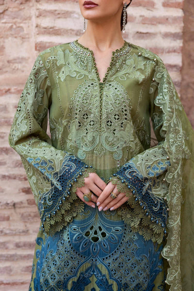Maria B | Luxury Lawn 25 | D-2501-A -  Maria B Ladies Clothes - Original Designer Dress - House of Maryam