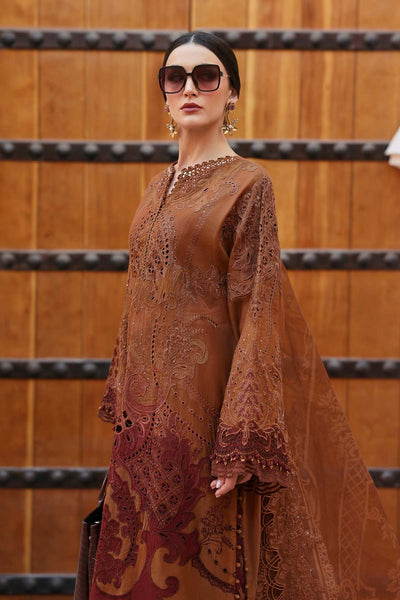 Maria B | Luxury Lawn 25 | D-2501-B -  Maria B Ladies Clothes - Original Designer Dress - House of Maryam