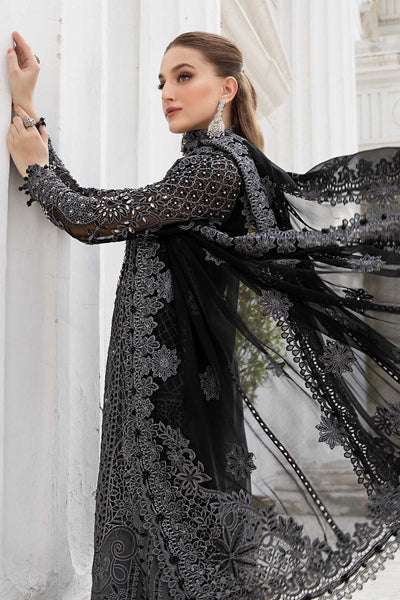 Maria B | Chiffon Formals 24 | Chiffon Suit | MPC-24-101 -  Maria B Formal - Original Designer Dress - House of Maryam