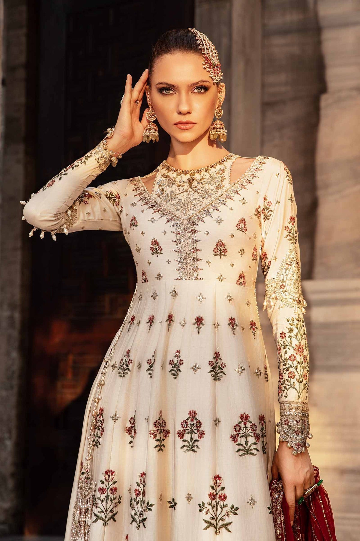 Maria B | Sateen Formals 24 | CST-801 -  Maria B Formal - Original Designer Dress - House of Maryam