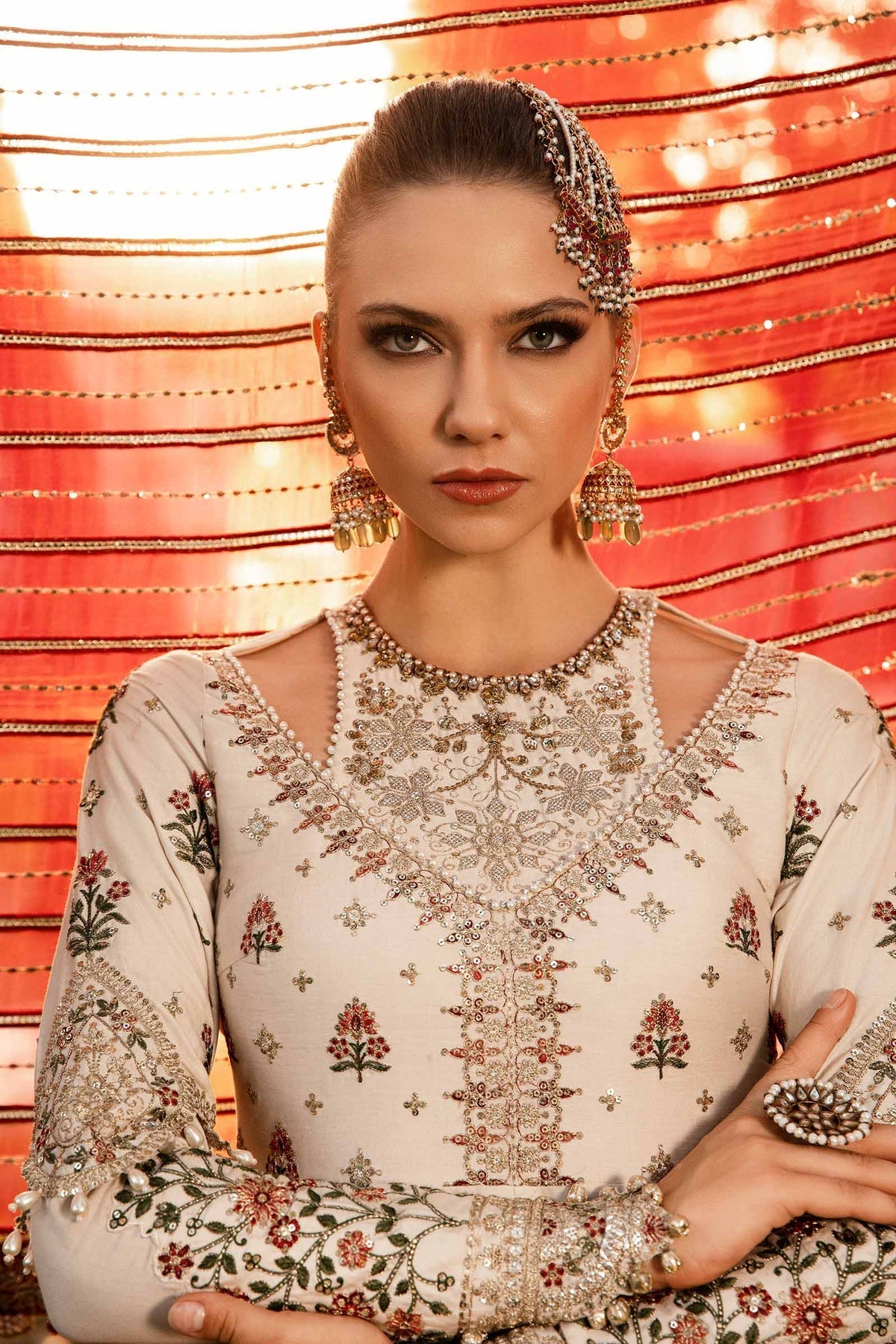 Maria B | Sateen Formals 24 | CST-801 -  Maria B Formal - Original Designer Dress - House of Maryam