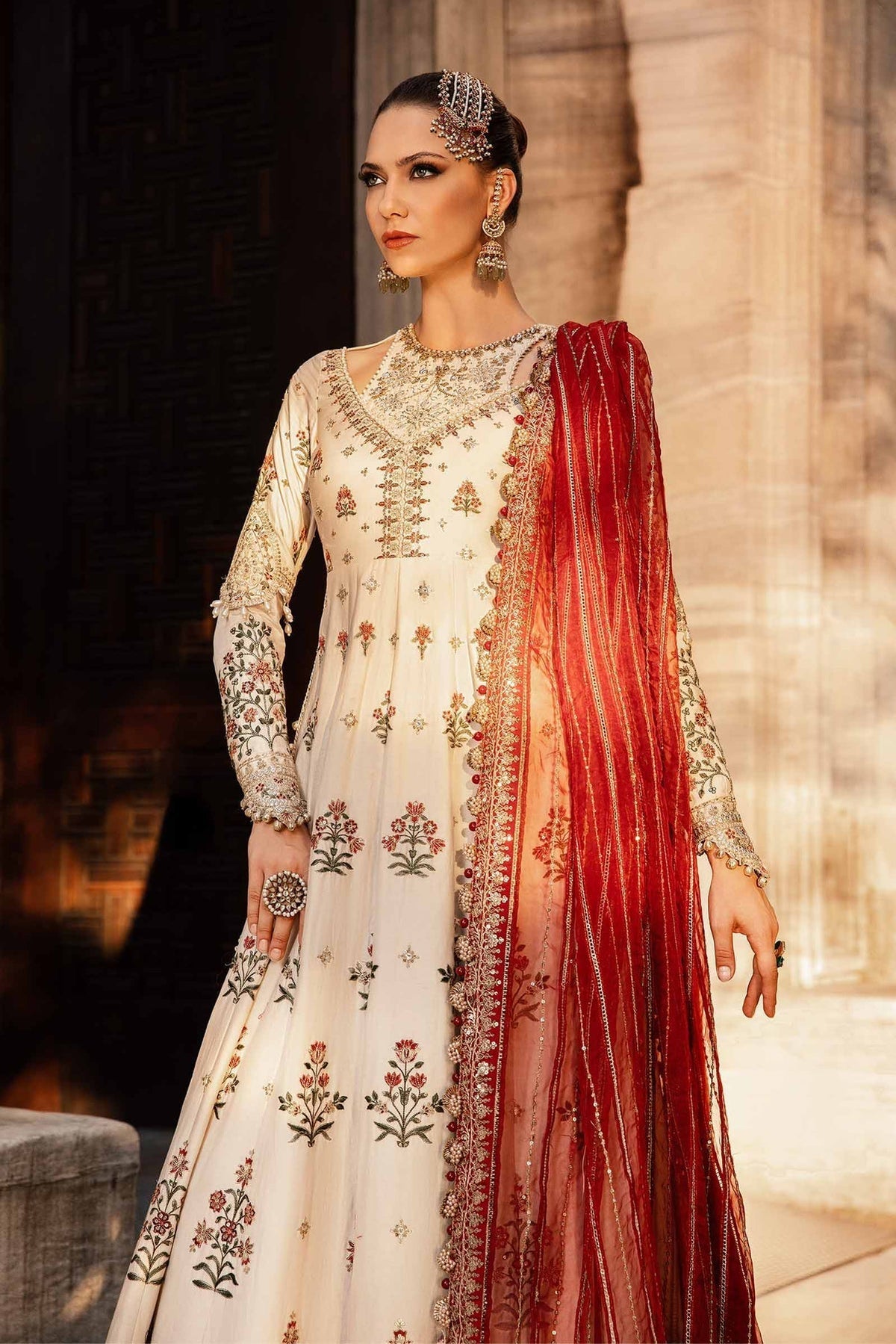 Maria B | Sateen Formals 24 | CST-801 -  Maria B Formal - Original Designer Dress - House of Maryam
