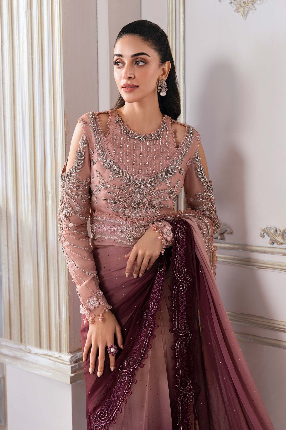 Maria B | Mbroidered 2025 | BD-3001 -  Maria B Ladies Clothes - Original Designer Dress - House of Maryam