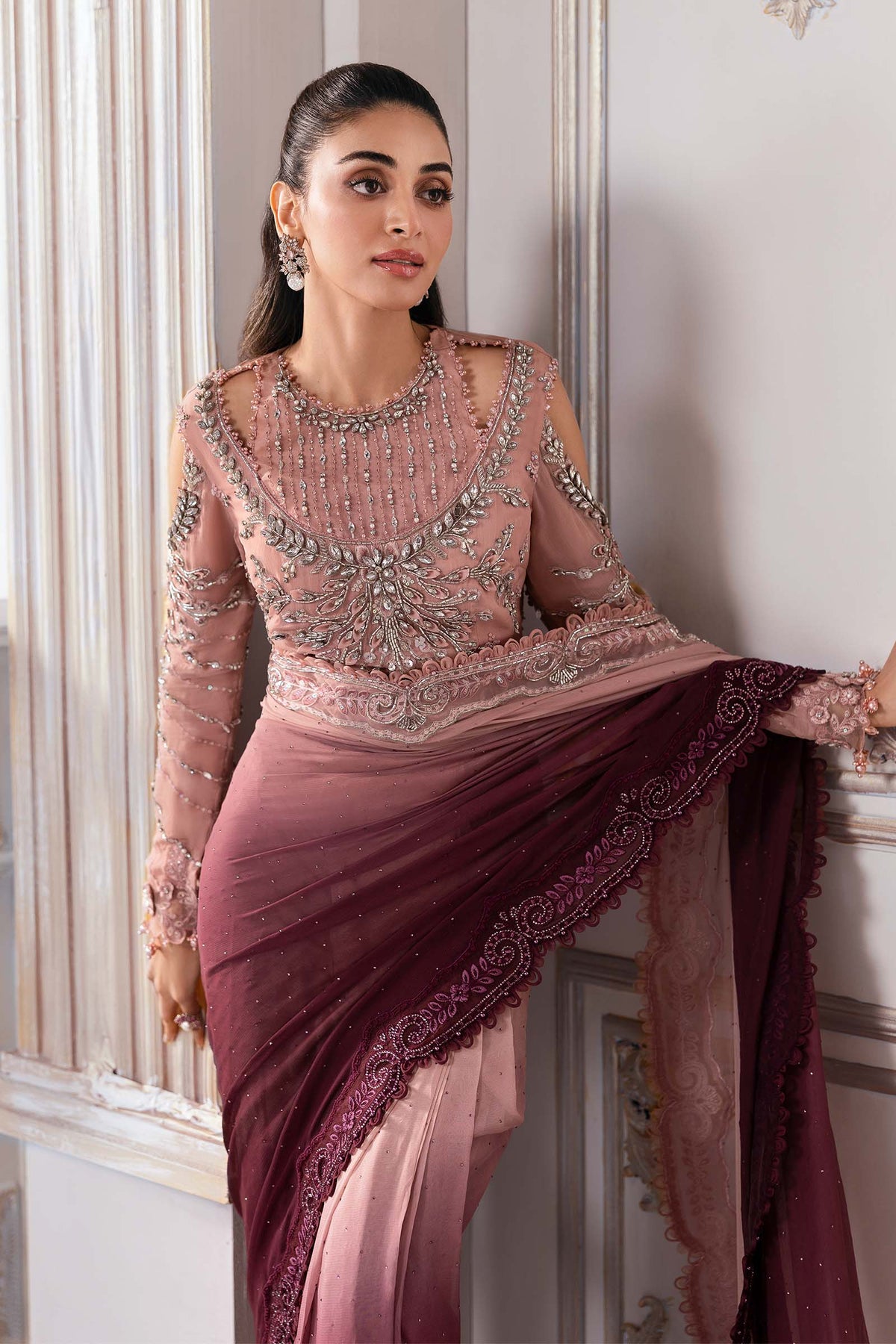 Maria B | Mbroidered 2025 | BD-3001 -  Maria B Ladies Clothes - Original Designer Dress - House of Maryam
