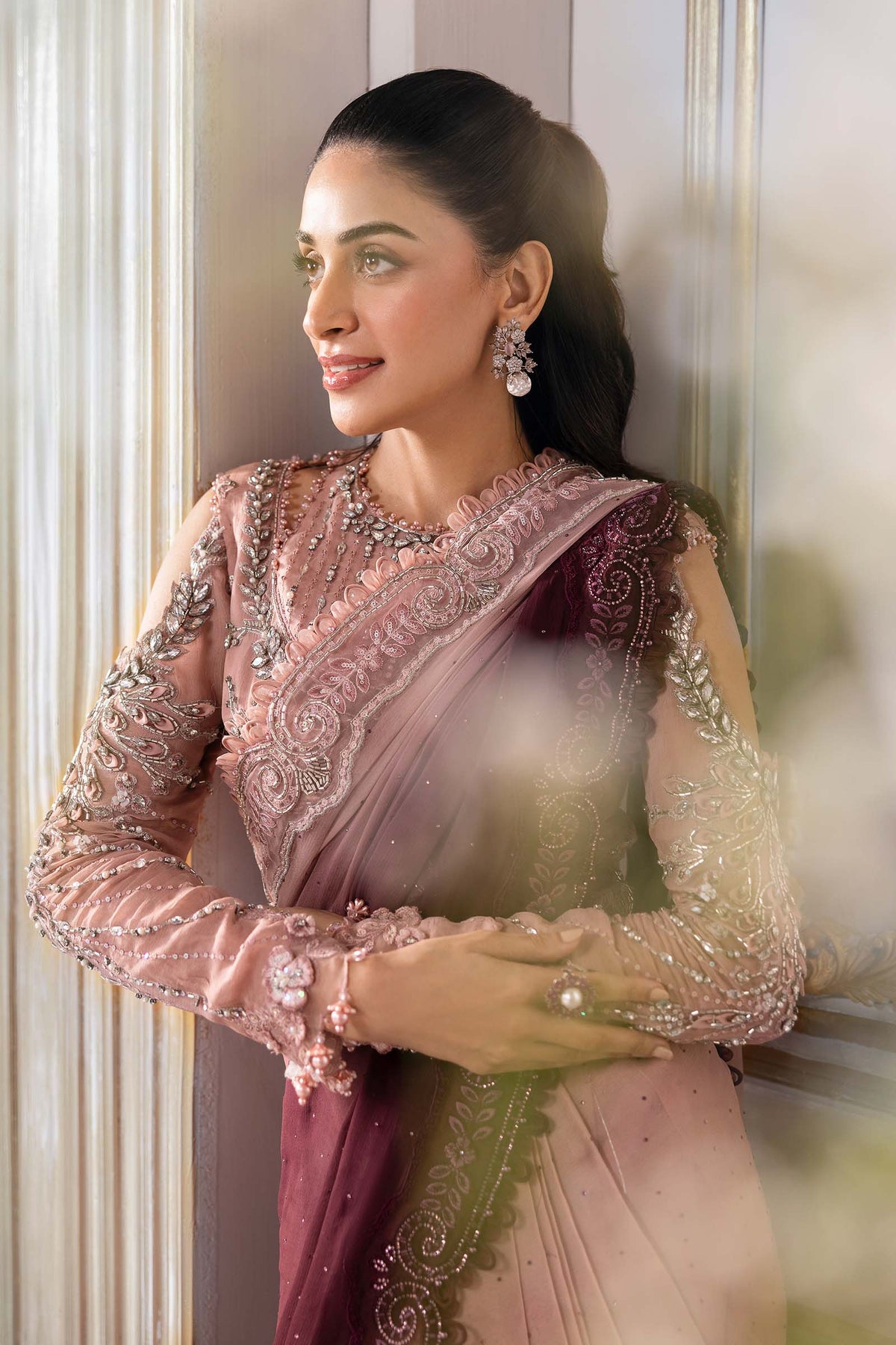 Maria B | Mbroidered 2025 | BD-3001 -  Maria B Ladies Clothes - Original Designer Dress - House of Maryam