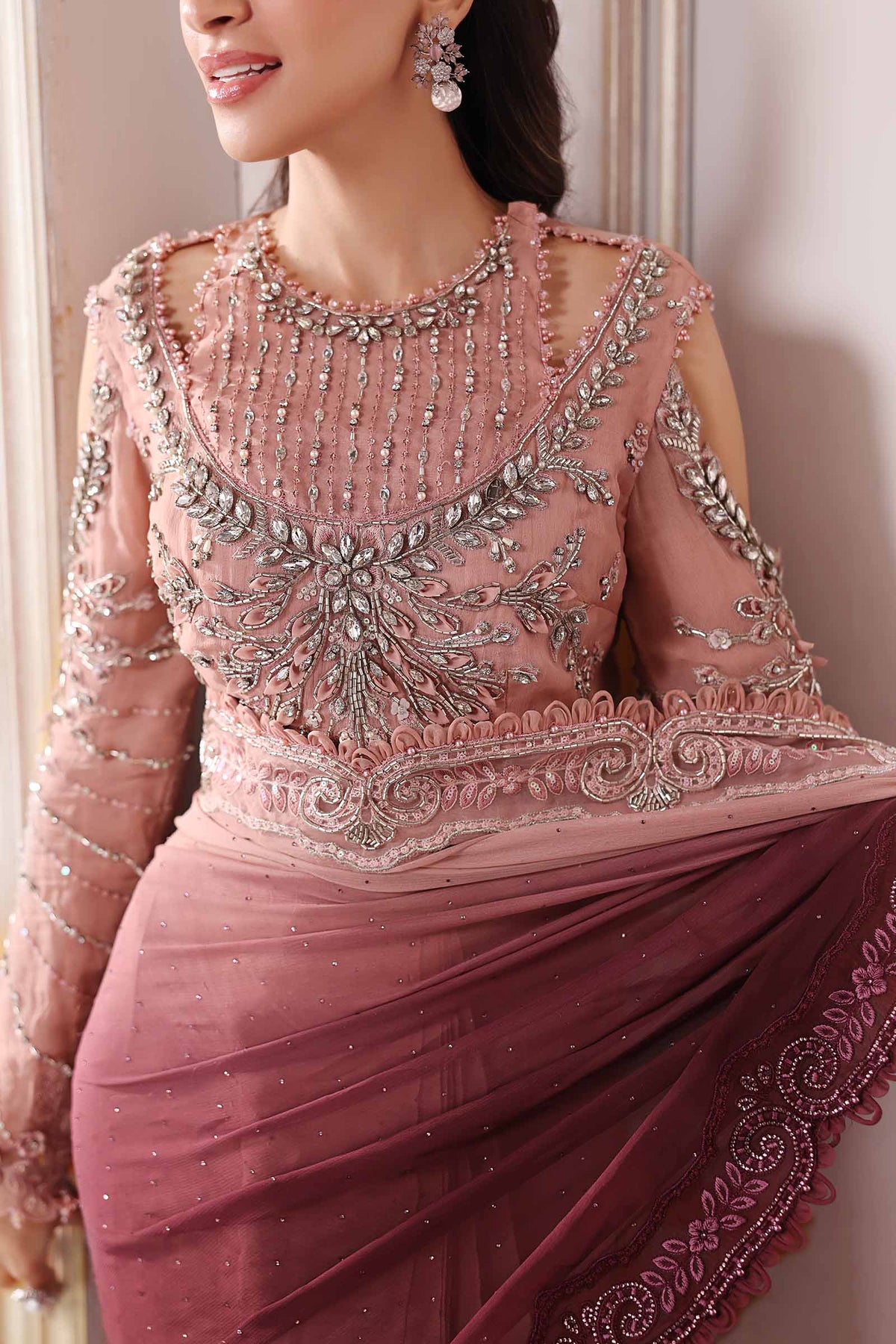 Maria B | Mbroidered 2025 | BD-3001 -  Maria B Ladies Clothes - Original Designer Dress - House of Maryam