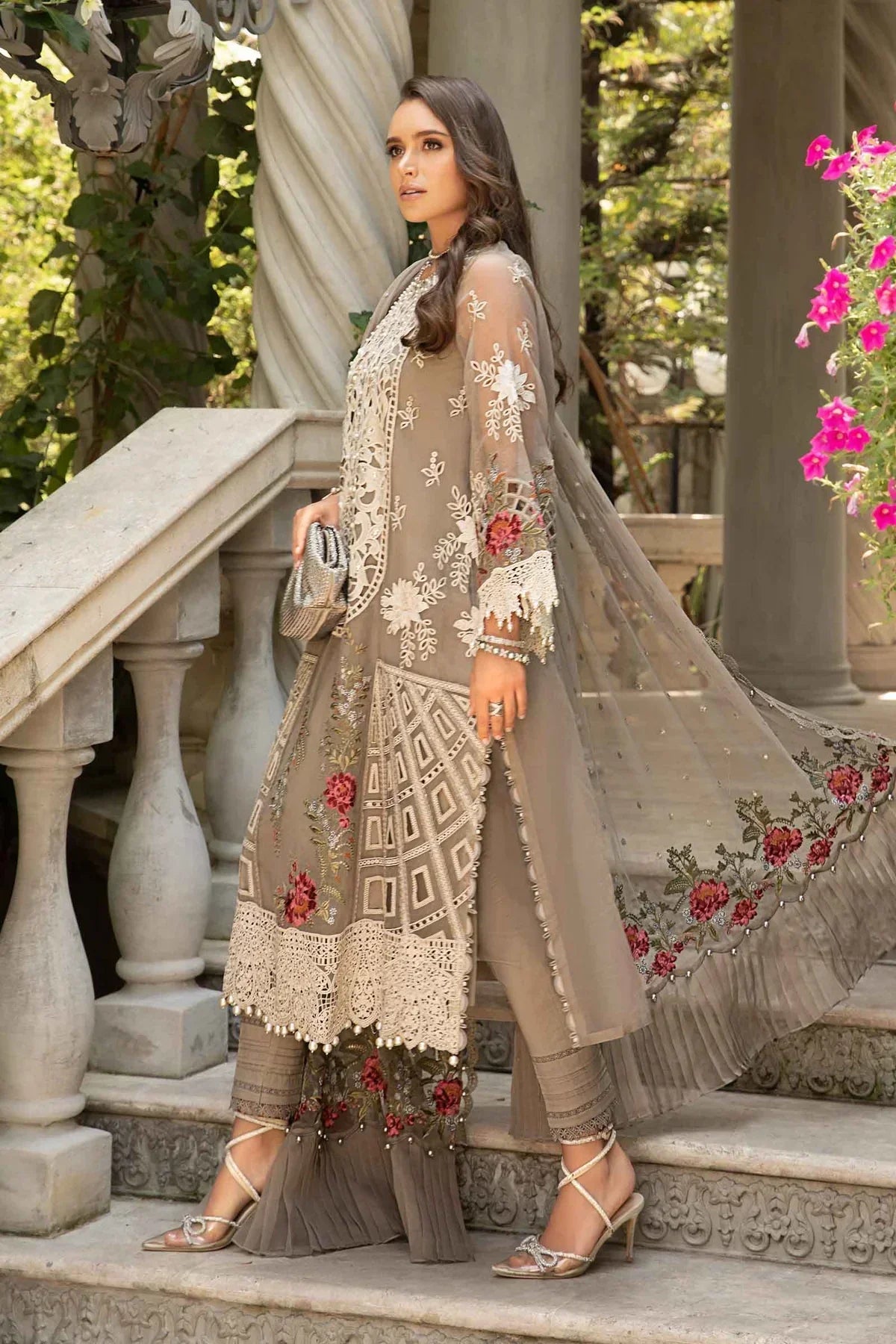 Maria B | Eid Lawn Collection | 01 -  Maria B Luxury - Original Designer Dress - House of Maryam