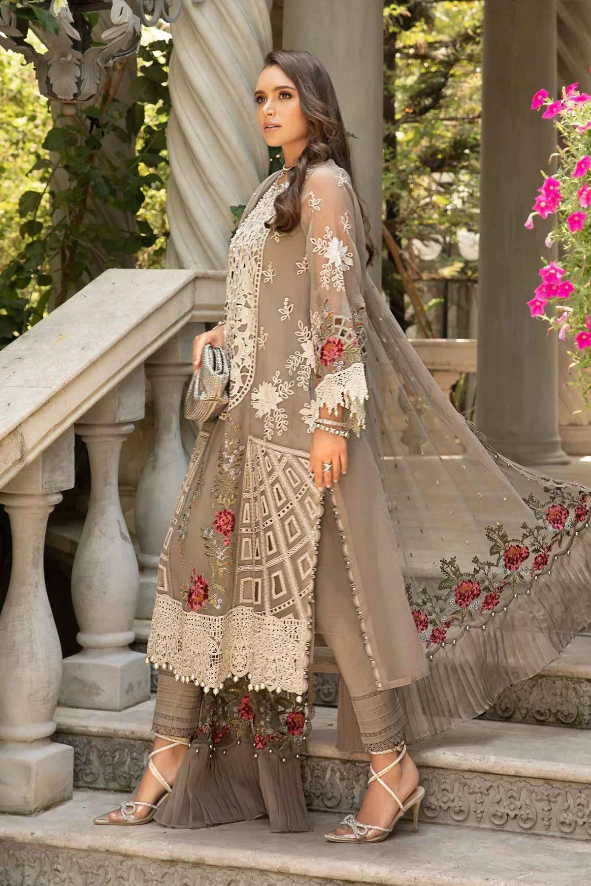 Maria B | Eid Lawn Collection | 01 -  Maria B Luxury - Original Designer Dress - House of Maryam