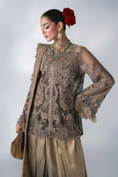 Maria B | Mbroidered Wedding Formals 26 | BD-3102-Antique Bronze