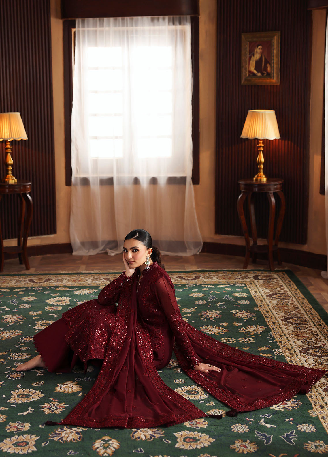 Gulaal | I Evayna Embroidered Chiffon | Vezeen, image 5
