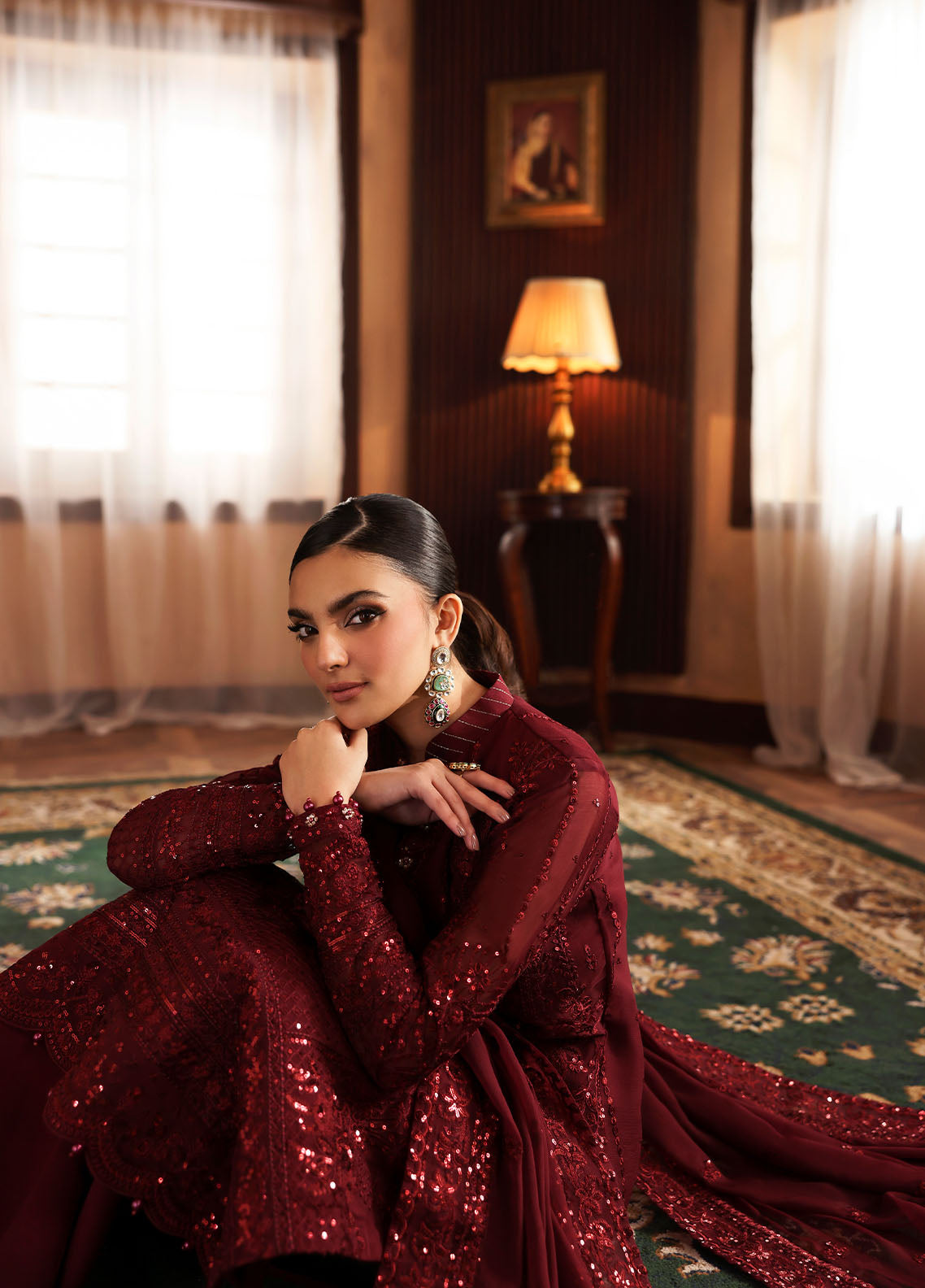 Gulaal | I Evayna Embroidered Chiffon | Vezeen, image 6