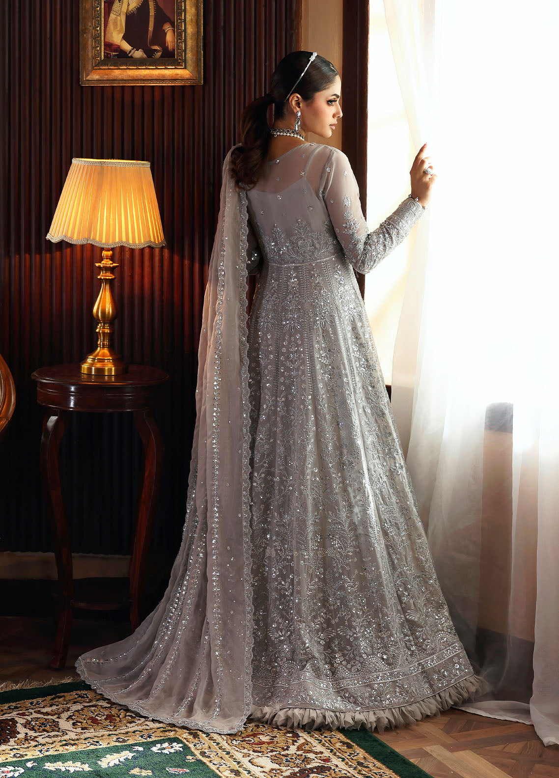 Gulaal | I Evayna Embroidered Chiffon | Sheyza, image 2