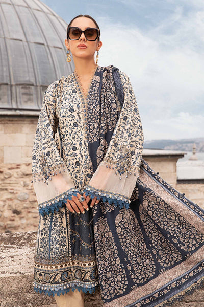 Maria B | M Prints Fall Edit 24 | MPT-2302-A -  Maria B Luxury - Original Designer Dress - House of Maryam