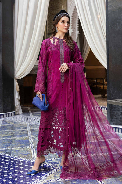 Maria B | Luxury Lawn 25 | D-2502-B -  Maria B Ladies Clothes - Original Designer Dress - House of Maryam