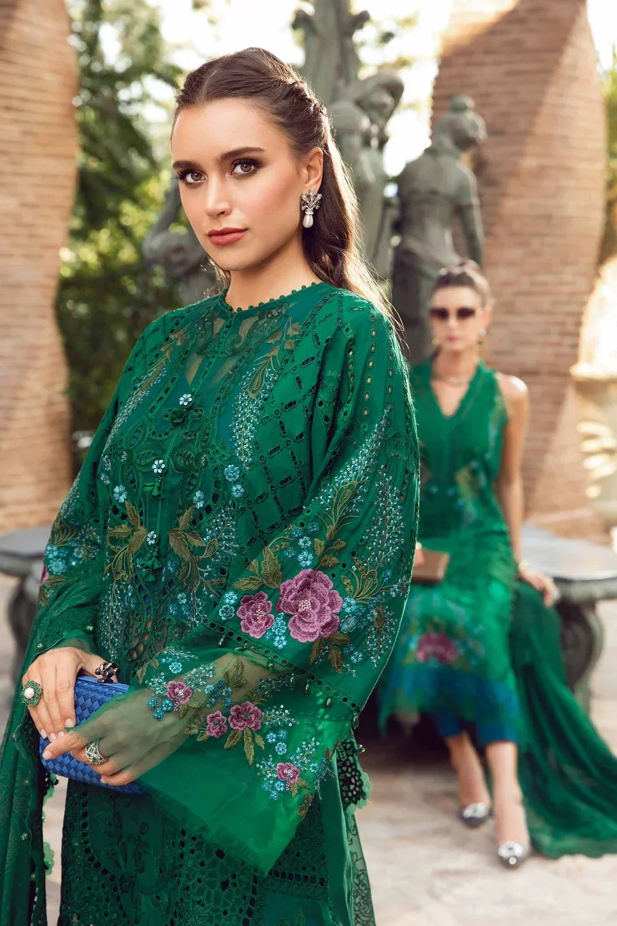Maria B | Eid Lawn Collection | 02 -  Maria B Luxury - Original Designer Dress - House of Maryam