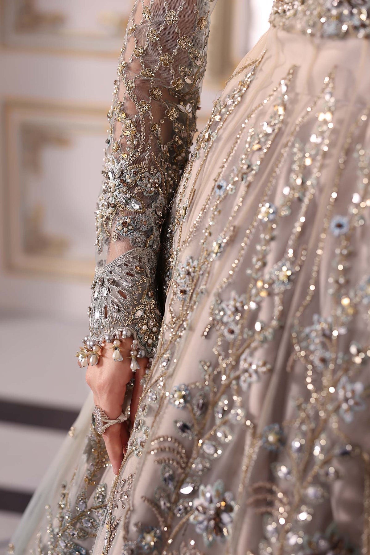 Maria B | Mbroidered 2025 | BD-3002 -  Maria B Ladies Clothes - Original Designer Dress - House of Maryam