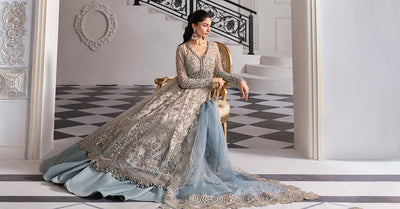 Maria B | Mbroidered 2025 | BD-3002 -  Maria B Ladies Clothes - Original Designer Dress - House of Maryam