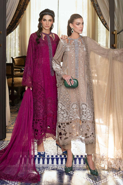 Maria B | Luxury Lawn 25 | D-2502-A -  Maria B Ladies Clothes - Original Designer Dress - House of Maryam