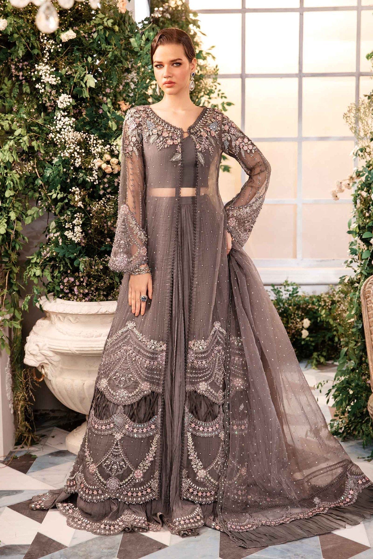 Maria B | Mbroidered Formals 24 | Organza Suit | BD-2902 -  Maria B Ladies Clothes - Original Designer Dress - House of Maryam