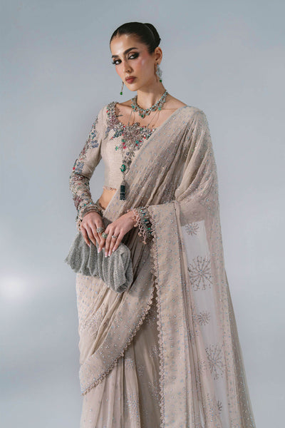 Maria B | Mbroidered Wedding Formals 26 | BD-3103-Moon Grey