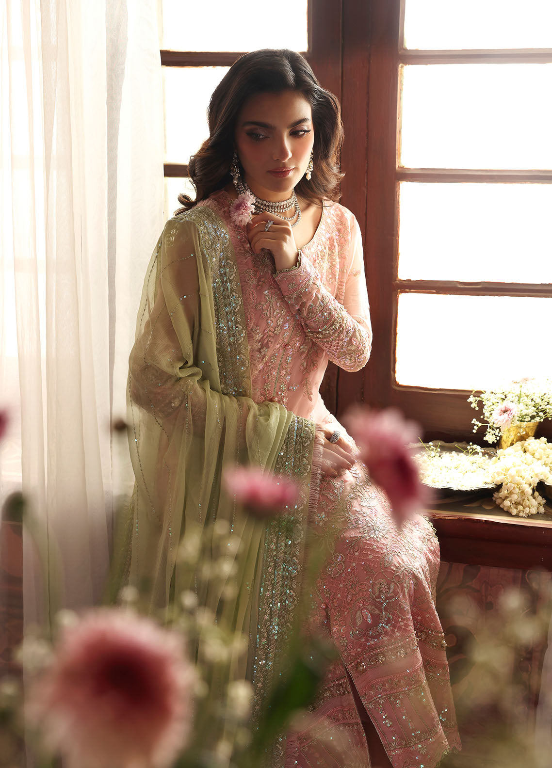 Gulaal | I Evayna Embroidered Chiffon | Layana, image 5